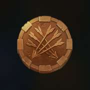 Bronze coin symbol in Immortal Guild slot