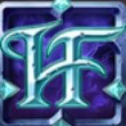 Blue wild symbol in Hammerfall slot