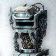 Grey robot symbol in Wild-O-Tron 3000 slot
