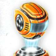 Orange robot symbol in Wild-O-Tron 3000 slot
