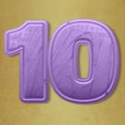 10 symbol in Mighty Africa slot