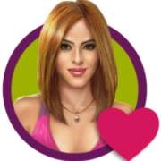 Brown-haired Girl symbol in Love Island slot