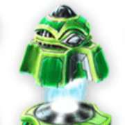 Green robot symbol in Wild-O-Tron 3000 slot