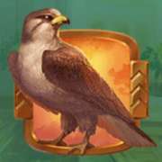 Falcon symbol in Book of Atem slot