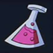 Flask symbol in Dr Wildshock Mad Loot Lab slot