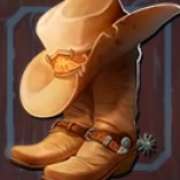 Hat and boots symbol in Wild Trigger slot
