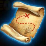 Map symbol in Pirate Gold slot