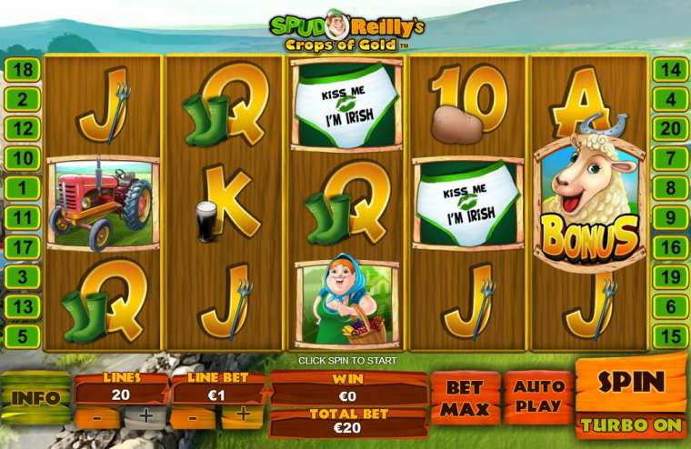 Play Spud O’Reilly’s Crop of Gold slot