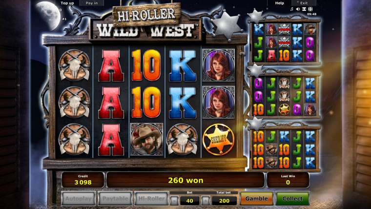 Play Wild West Hi-Roller slot