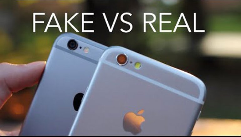 Fake and Real iPhones